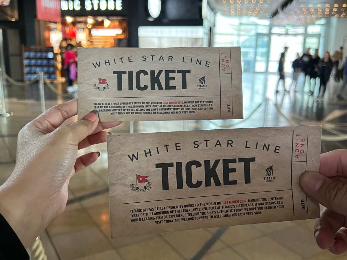 We Hopped Aboard the Titanic at&nbsp;Belfast!